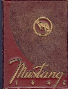 1946 Anuario de escuela secundaria del condado de Natrona, Mustang, Casper Wyoming - Imagen 1 de 9