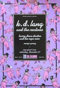 K.D. LANG 1988 FILLMORE CONCERT POSTER - Picture 1 of 1