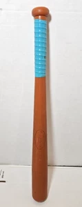 1986 Fisher Price Toy Baseball T-Ball Bat Blue Handle Plastic Vintage 24" - Picture 1 of 2