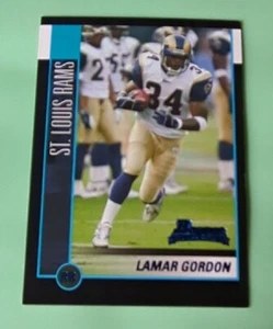 2002 Bowman Football Card #184 Lamar Gordon Rookie - St. Louis Rams - Picture 1 of 2