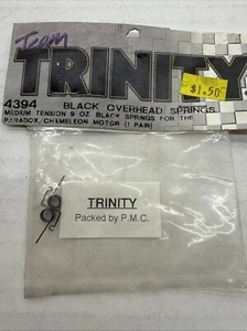 NEW TRINITY BLACK SPRING SET FOR MOTOR PARADOX CHAMELEON RC 4394 B39 - Picture 1 of 1