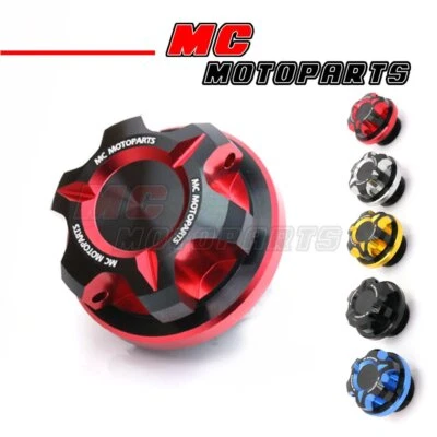 Piezas de tapa de llenado de aceite eje T CNC para Aprilia RSV1000 Mille R Dorsoduro 900 Shiver Foto 1 de 4