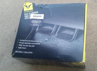 Set Of The Bully Brand Cast Aluminum Side Steps Rated 300 LBS.-Model: BBS-1103 - Image 1 of 2