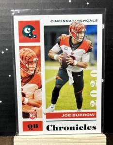 2020 Panini Chronicles - blaugrün #19 Joe Burrow (RC) - Bild 1 von 2