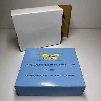 Corgi Aviation AA32005 - 1:72 Collector Club Hurricane "Last Of The Many" - BNIB - Image 1 of 4