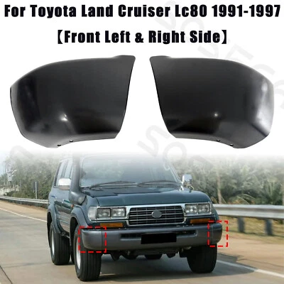 Capa de canto proteção de para-choque dianteiro para Toyota Land Cruiser Lc80 1991-1997 - Imagem 1 de 4