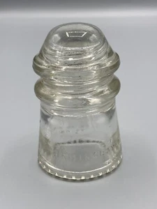 Vintage Hemingray - 9 Made In The USA 10-42:: Clear Glass Insulator - Picture 1 of 9