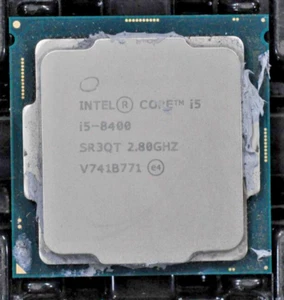 i5-8400 8th Gen 2.8 GHz 9MB cache Processor TESTED SR3QT Coffee Lake LOT-A - Picture 1 of 2