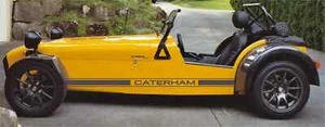 Caterham Side Stripe Graphics Both Sides Decals Any Colour Stickers - Picture 1 of 4