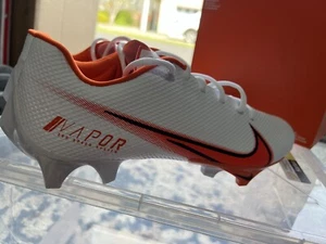 Nike Vapor VC Orange/White football cleats - Picture 1 of 8