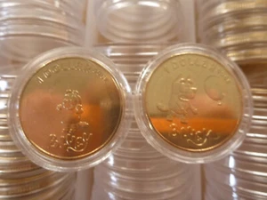 Bluey and Bingo Dollarbuck UNC in capsule 5 of each (10 coins) FREE POST - Picture 1 of 4