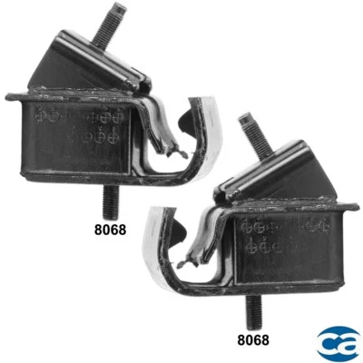 Transmission Mounts 2Pcs Set, Fits Mazda RX-7 86-91, 1.3L, AT & MT. - Image 1 of 2