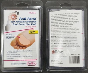 Pedifix Pedi-Patch Self-Adhesive Moleskin Foot Protection Pads 6/PK P2105 USA