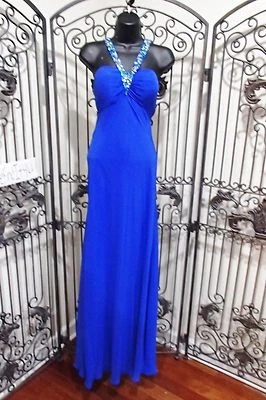 V312 VESTIDO FORMAL FAVIANA ROYAL TALLA 4 $250 CONCURSO GRADUACIÓN Foto 1 de 4