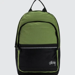 STUSSY RIPSTOCK NYLON BACKPACK GREEN - Picture 1 of 3