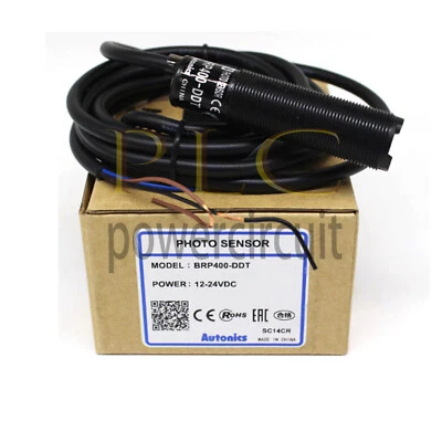 Autonics BRP400-DDT-C-P Photoelectric Sensors Cylindrical Type PNP New 1PCS 1PC - Image 1 of 4