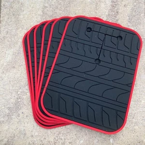 Car Scratch Protector Non Slip Silicone Pads for Trunk Bike Rack 6 Pack - Picture 1 of 3