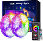 Led Lights For Bedroom 130Ft (2 Rolls * 65Ft) Music Sync Color Changing Led Stri