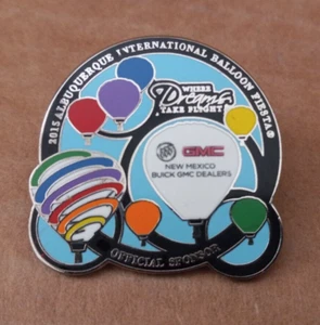 2015 ALBUQUERQUE INTERNATIONAL BALLON FIESTA ANSTECKNADEL WO TRÄUME FLIEGEN GNC - Bild 1 von 2