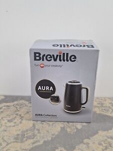 Breville Aura Electric Kettle | 1.7L | 3kW Fast Boil | Shimmer Black - B7