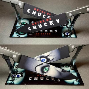 Bride of Chucky Tiffany 2 Kitchen Knife Set With Sublimated Stands - Picture 1 of 8
