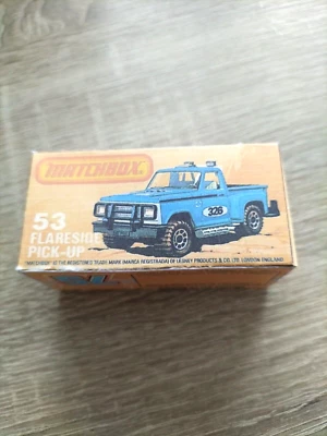 Matchbox Superfast - No53 FLARESIDE PICK-UP  - Replica / Copy Box only - Image 1 of 3