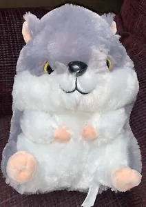 HAMSTER-PLUSH TOY 11” GRAY SOFT SUPER CUTE!! - Picture 1 of 3