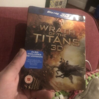 Wrath of The Titans Ltd Ed 3D + 2D BLU RAY STEELBOOK 2012 unopened 2 discs - Image 1 of 4