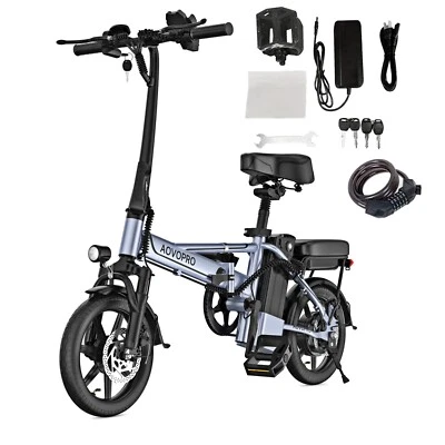 AOVOPRO EB60 Electric Bike for Adults 500W 21Miles 22MPH Commuting EBIKE 10.5AH - Image 1 of 4