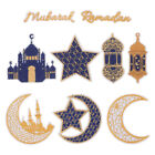  9 Pcs Ramadan Iron Patches Embroidery for Clothing Applique Middle East