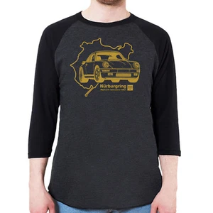 Camisa de béisbol RUF Porsche 911 Yellowbird CTR 1987 mangas 3/4 - Imagen 1 de 2