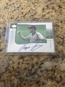 2001 UPPER DECK SERGIO GARCIA PLAYERS INK AUTO AUTOGRAPH - Picture 1 of 2
