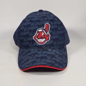 Vintage Cleveland Indians Annco Snapback RARE All Over Print Wahoo Logo Hat - Picture 1 of 6