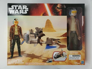 Hasbro Star Wars Hero Series Poe Dameron Speeder Bike 12 Inch Action Figure NIB - Picture 1 of 2