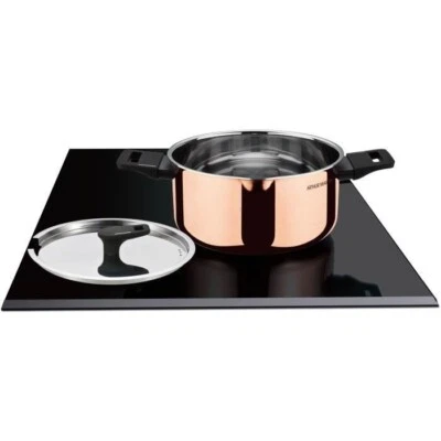 ARTHUR MARTIN Pentola Induzione 24 CM con Coperchio AM945GT - Alu, Rame, Inox - Immagine 1 di 4