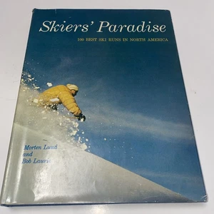VINTAGE 1967 Skiers' Paradise Morten Lund 100 Best Ski Runs in North America HC - Picture 1 of 18