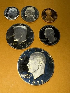 Juego de monedas de prueba de Estados Unidos 1978. San Francisco Mint - Imagen 1 de 14