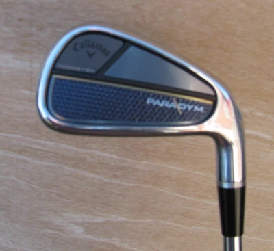MINT CALLAWAY PARADYM 7 IRON 29 LOFT REGULAR FLEX STEEL SHAFT FITTING CART DEMO - Image 1 of 4