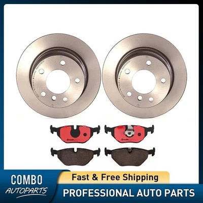 Juego de pastillas de freno de disco trasero Brembo rotor de freno de disco para BMW Z3 1996-2002 Foto 1 de 4