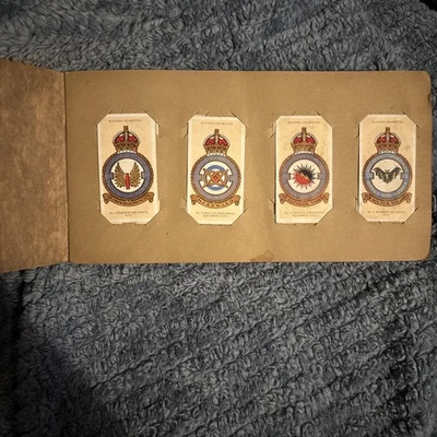 1937 Players Cigarette Cards RAF Badges Full Set of 50 Cards In Carreras Album - Image 1 of 4