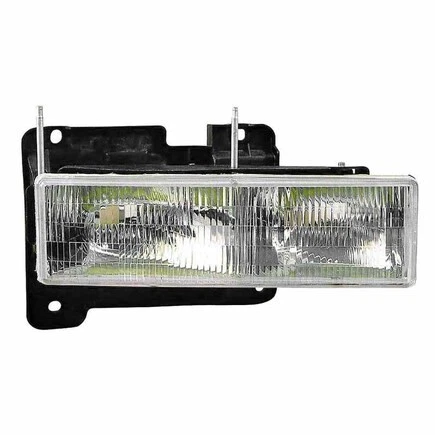 Depo 332-1117R-AC Headlight, Rh, Chrome Housing, Clear Lens, Composite Type, - Image 1 of 4