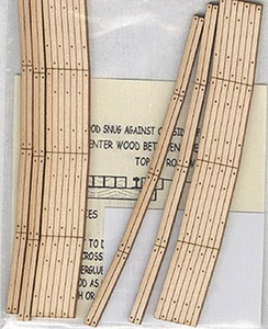 Blair Line - HO Laser-Cut Wood Grade Crossing, 15" Radius(2) - Imagen 1 de 1