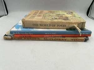 Lot Of 4 Classic Award Winning Books Vintage Winnie Paddle Mccloskey Caldecott - Bild 1 von 9