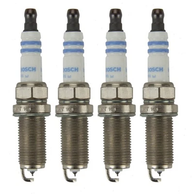 Velas de ignição Bosch irídio duplo 4 peças para 2000-2006 Nissan Sentra 1.8L 2.5L mu - Imagem 1 de 4