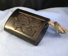 RARE CHINESE DRAGON ANTIQUE VESTA CIGARETTE CASE FUSEE LIGHTER MATCHSAFE BOX