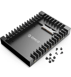 2.5 SSD SATA to 3.5 Hard Drive Adapter Internal Drive Bay Converter Mounting.. - Picture 1 of 8
