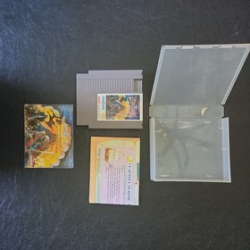 The Magic of Scheherazade NES Nintendo w Map, Cart, Manual and Case CLEAN COPY!