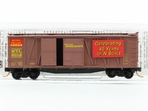 N Scale Micro-Trains MTL 04000020 40th Anniversary 40' Box Car #2012 - Picture 1 of 7