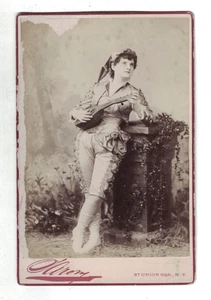 Antikes Kabinettfoto KATE STOKES Amerikanischer Zirkus Darsteller Schauspielerin Bühne Theater - Bild 1 von 2