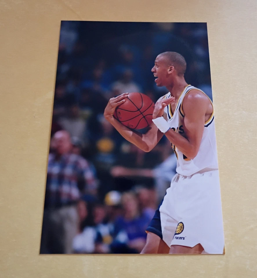 Reggie Miller Indiana Pacers Type 1 Photo 4x6 Hw3559 - Image 1 of 1